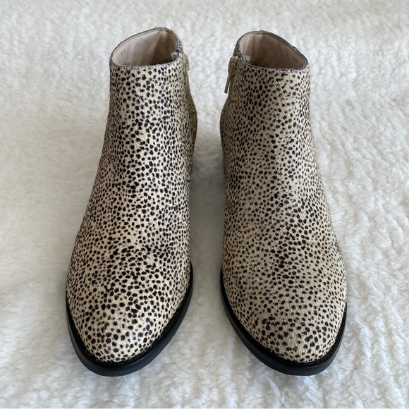 Matisse NWOT Billie Boots Cheetah Cowhair, Leather Real Fur Dyed Cow Upper, 8 M - Picture 3 of 10
